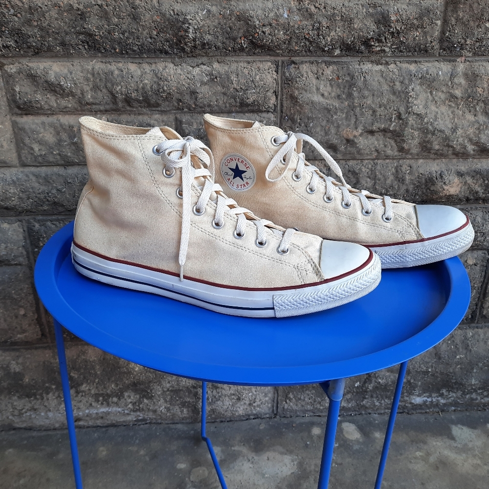 Converse Off-White High Top All Star Sneakers Mens 12